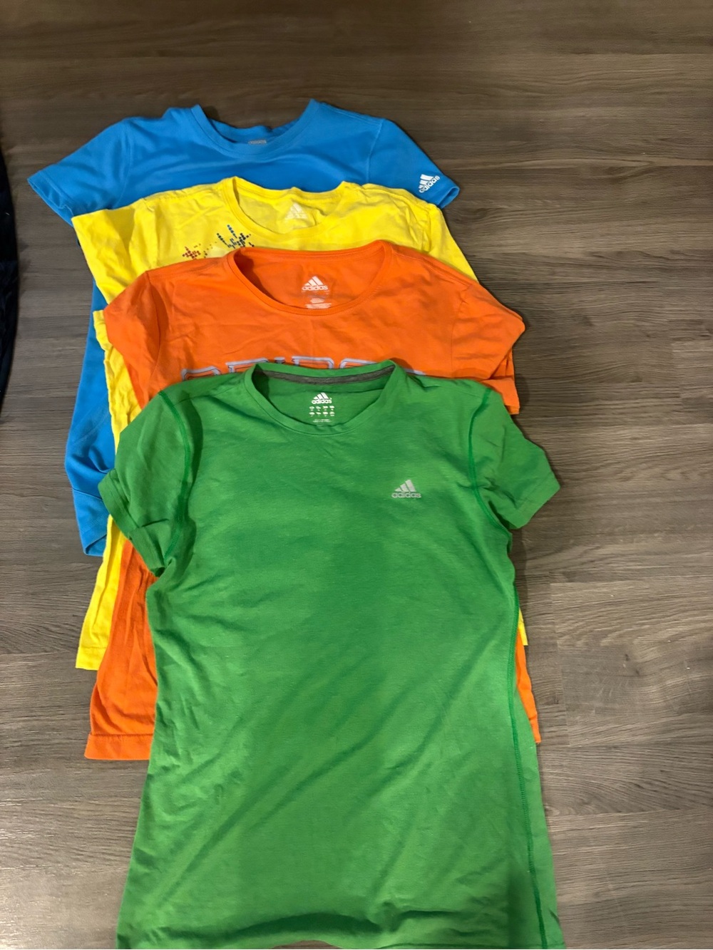 Women's Adidas Short Sleeve Athletic T-Shirt Bundle (Set of 4)